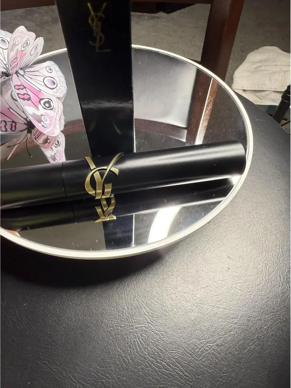 YSL LASH CLASH Mascara Volume Extreme - NOIR BLACK - Full Size - 0.3oz / 9ml NIB